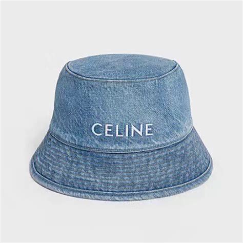 celine bucket hat denim